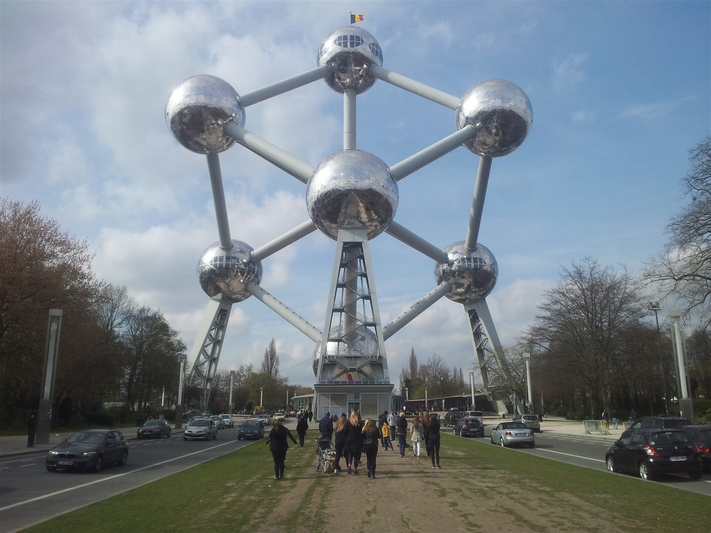 Das Atomium in Brüssel
